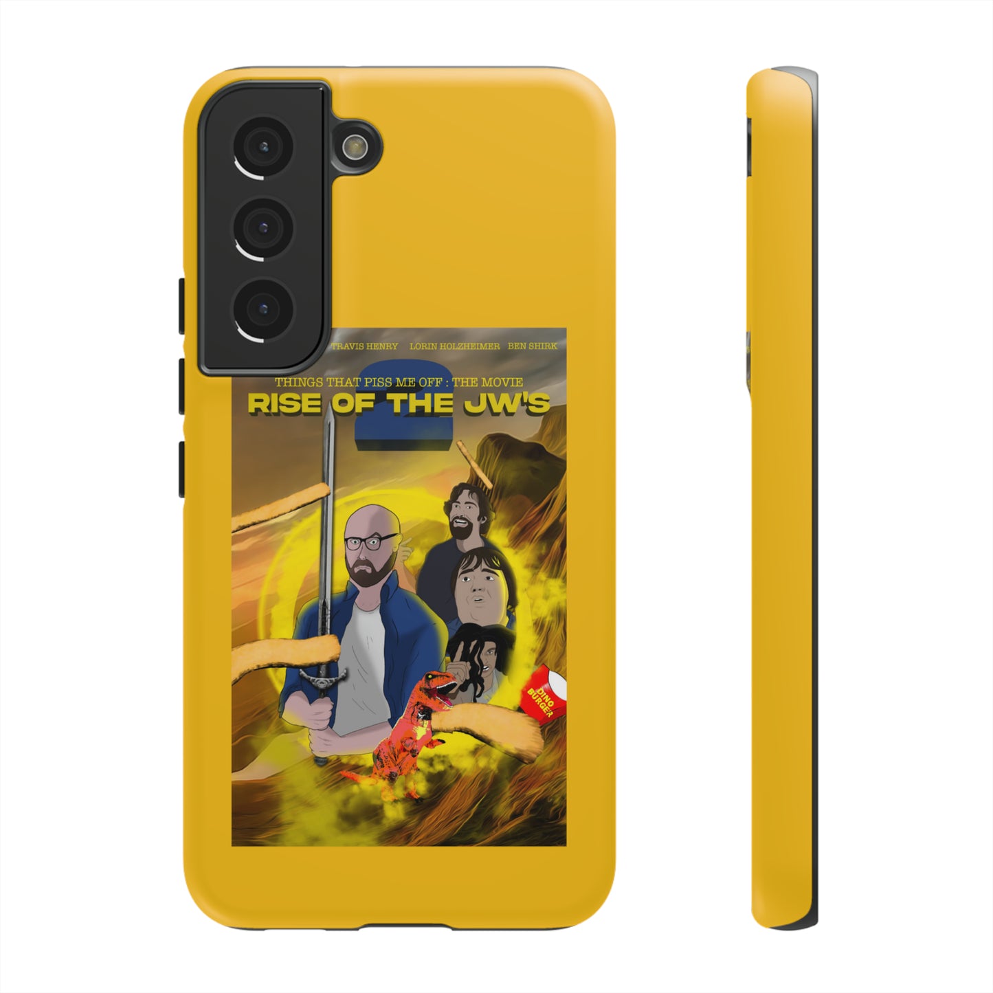 Rise Of The JW's Tough Phone  Case yellow)