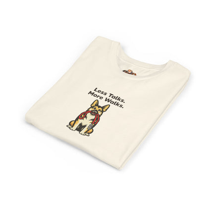 Less Talks. More Walks. -- Youth Dog Lover Tee