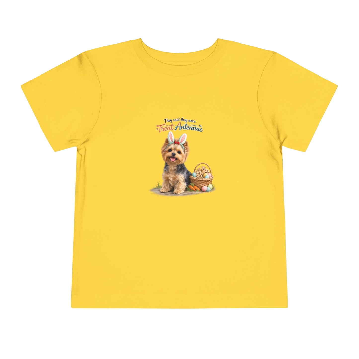 Yorkshire Terrier Treat Antennae™ -- Toddler Dog Lover Tee