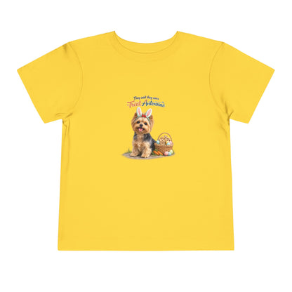 Yorkshire Terrier Treat Antennae™ -- Toddler Dog Lover Tee