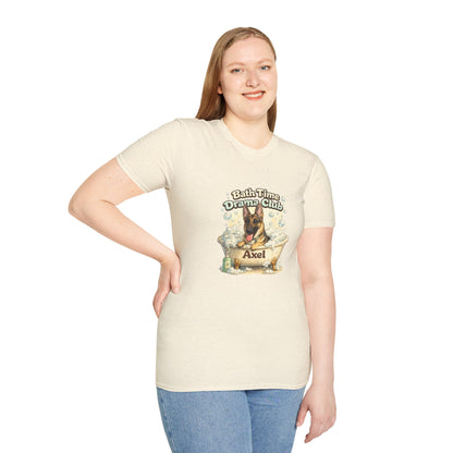 Bath Time Drama Club – Personalized Dog Spa T-Shirt – Paw Spa Days Remembered