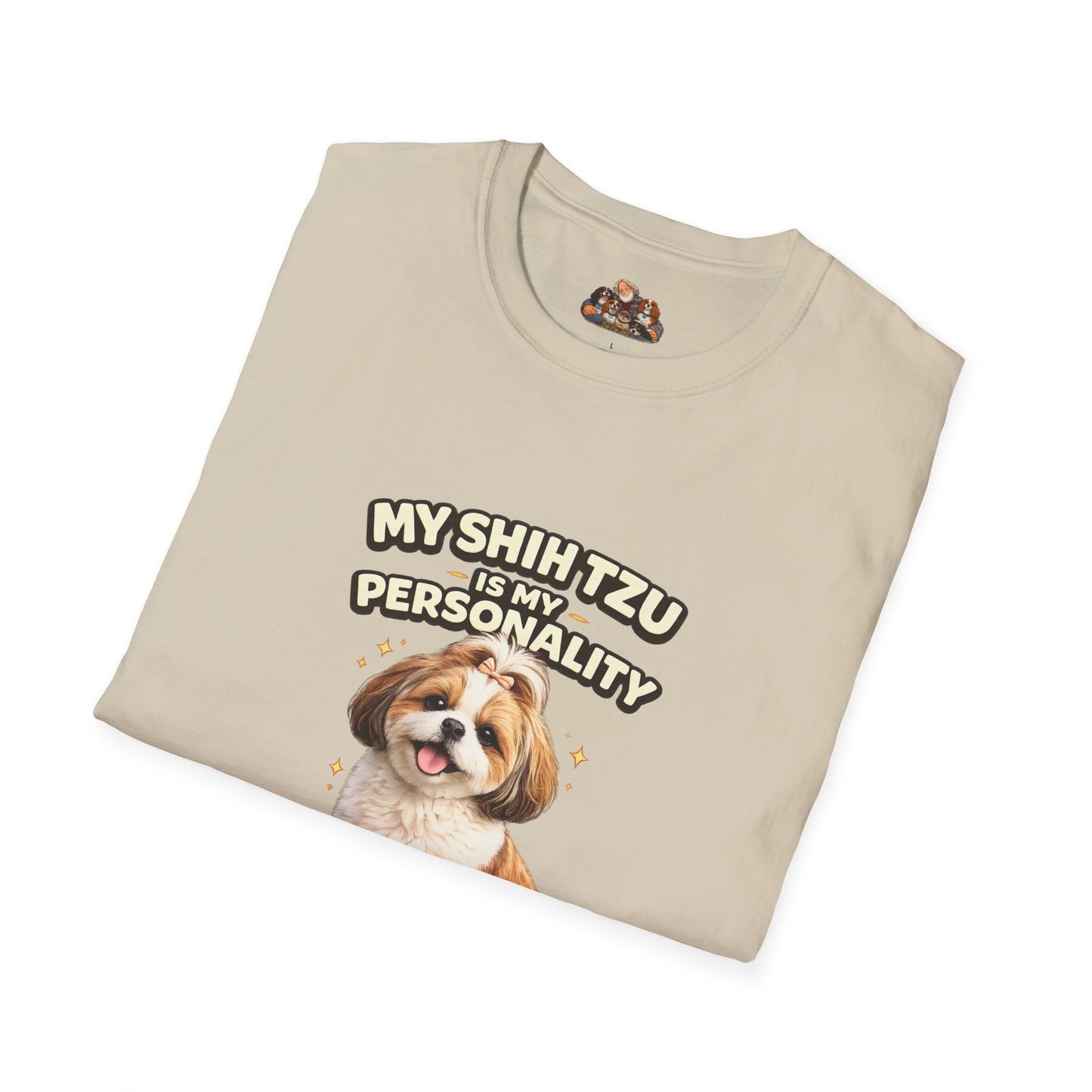 My Shih Tzu Is My Personality – Royally Relaxed – Personalized Dog Breed Tee