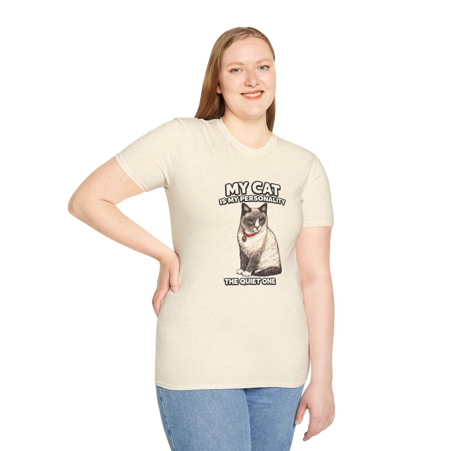 My Cat Is My Personality – "The Quiet One" – Personalized Custom Cat Shirt