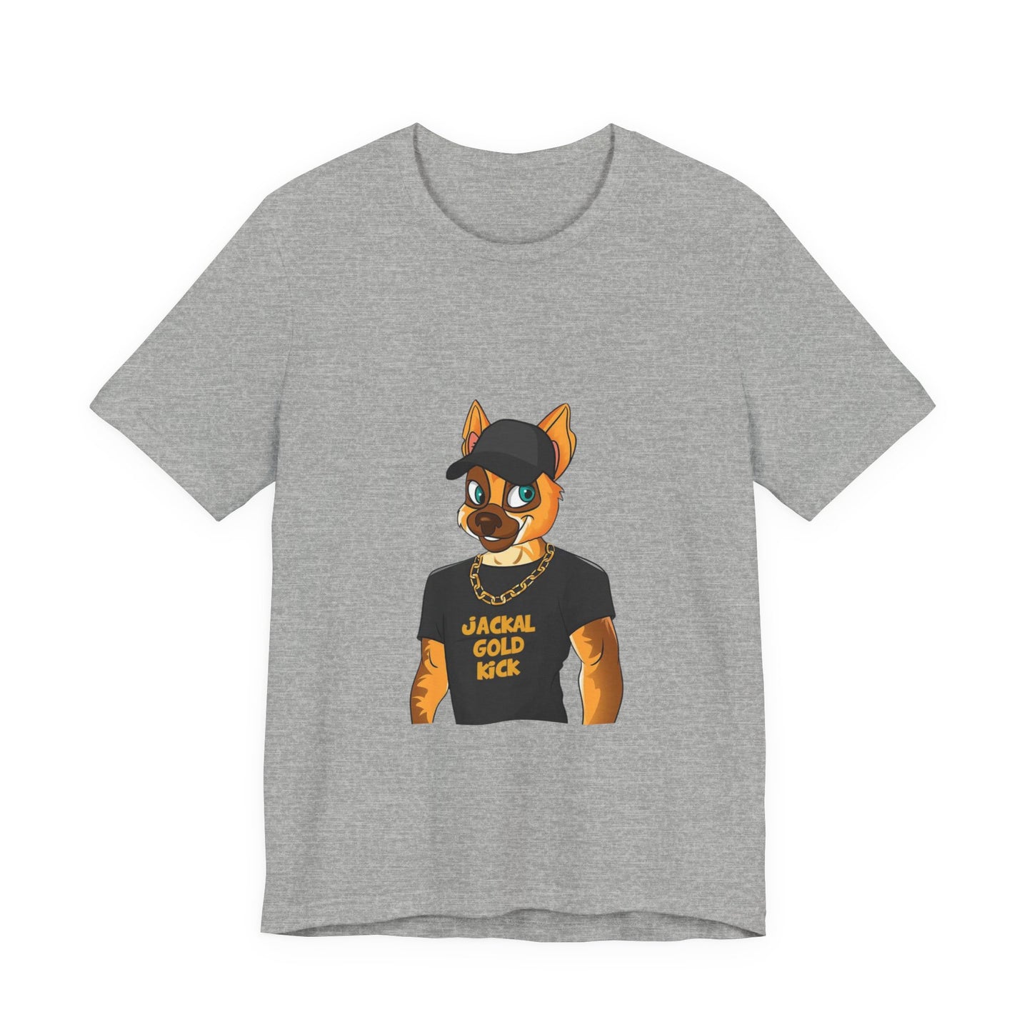 ‘Jackal Gold Kick’ Unisex Jersey Short Sleeve Tee