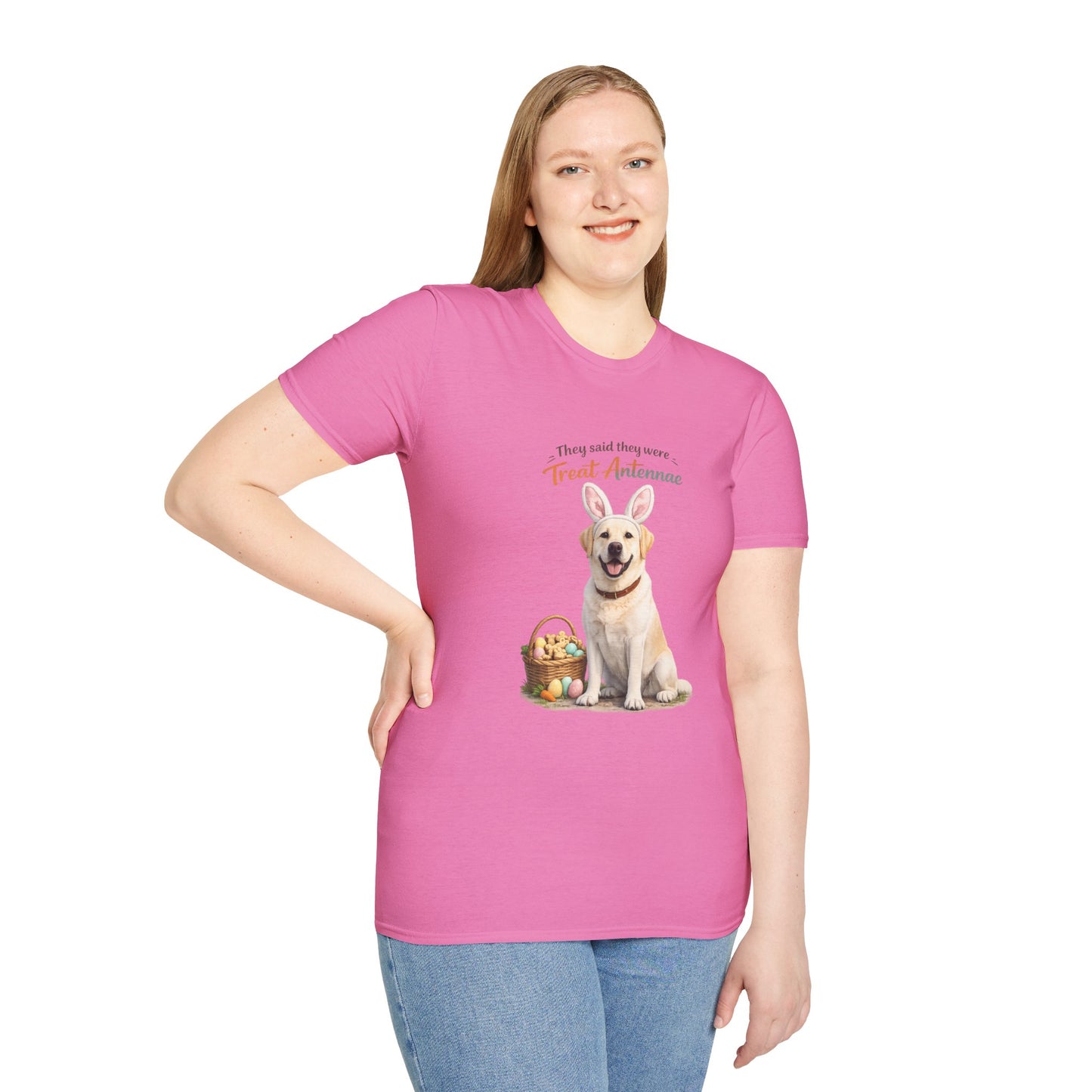 Yellow Lab Treat Antenna™ – Easter Yellow Lab Lover T-Shirt