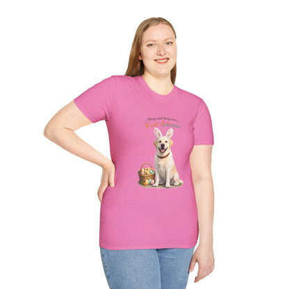 Yellow Lab Treat Antenna™ – Easter Yellow Lab Lover T-Shirt