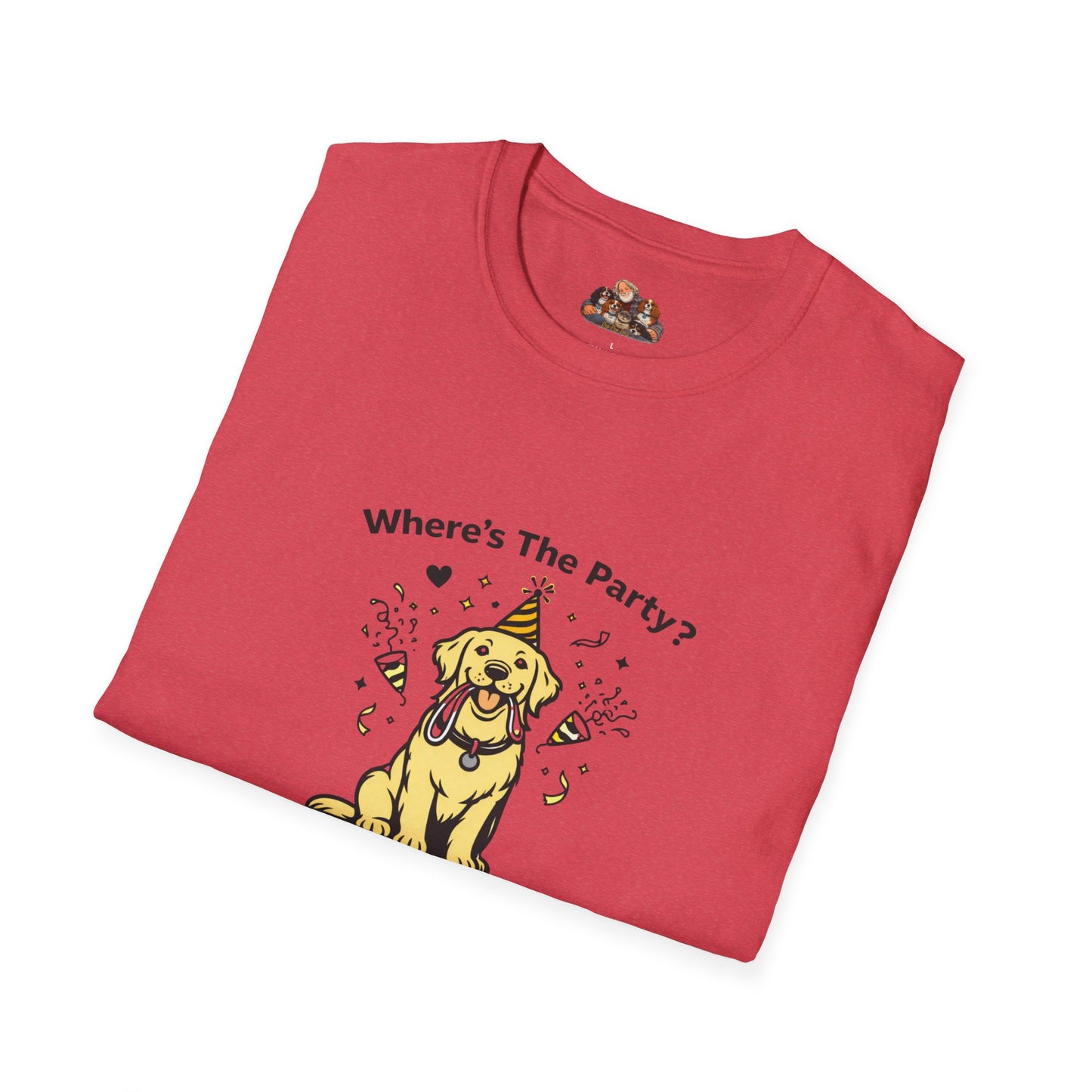 Where's The Party? -- Soft-Color Minimalist Family Collection For Adult Dog Lovers