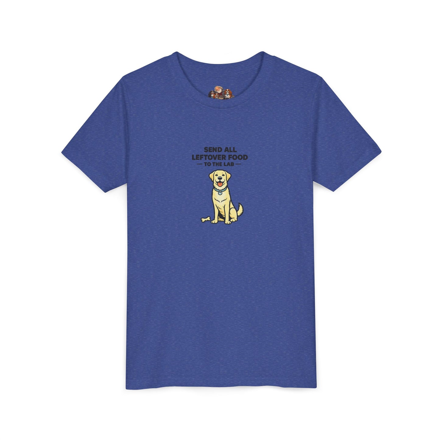Send All Leftover Food To The Lab -- Youth Dog Lover Tee