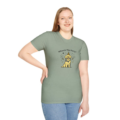 Where's The Party? -- Soft-Color Minimalist Family Collection For Adult Dog Lovers