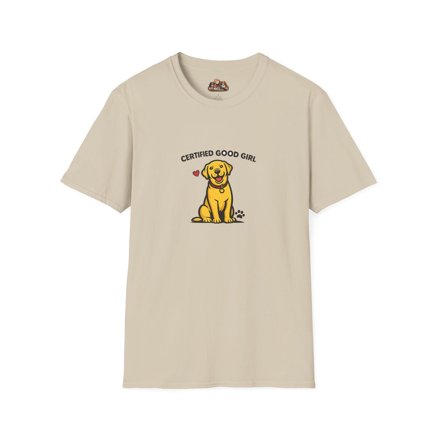 Certified Good Girl  —  Soft-Color Minimalist Family Collection For Adult Dog Lovers
