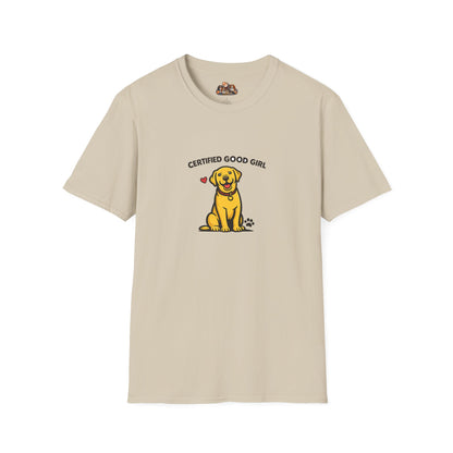 Certified Good Girl  —  Soft-Color Minimalist Family Collection For Adult Dog Lovers