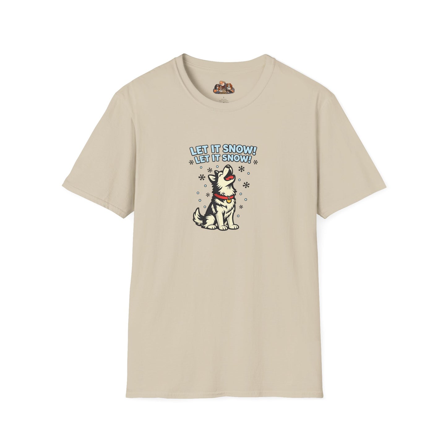 Let It Snow ! Let It Snow!  —  Soft-Color Minimalist Family Collection For Adult Dog Lovers