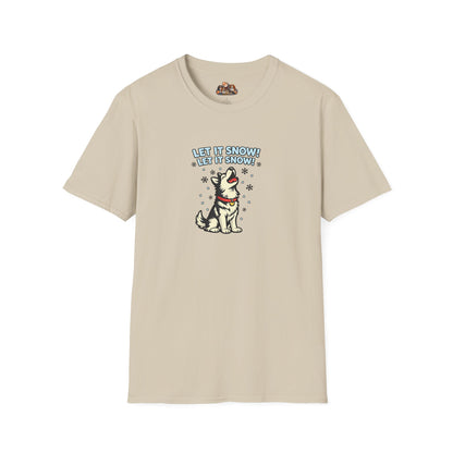 Let It Snow ! Let It Snow!  —  Soft-Color Minimalist Family Collection For Adult Dog Lovers
