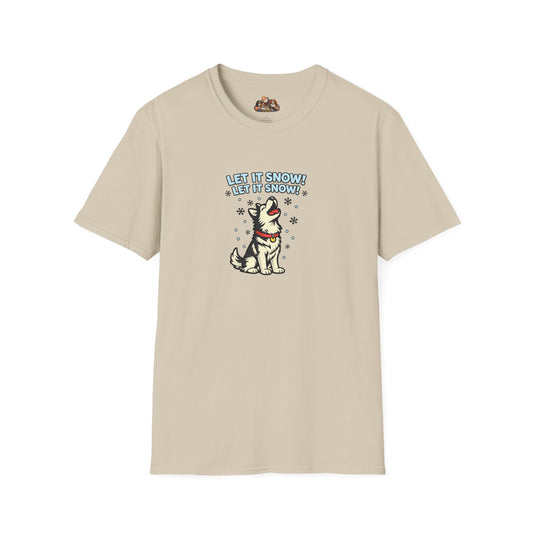 Let It Snow ! Let It Snow!  —  Soft-Color Minimalist Family Collection For Adult Dog Lovers