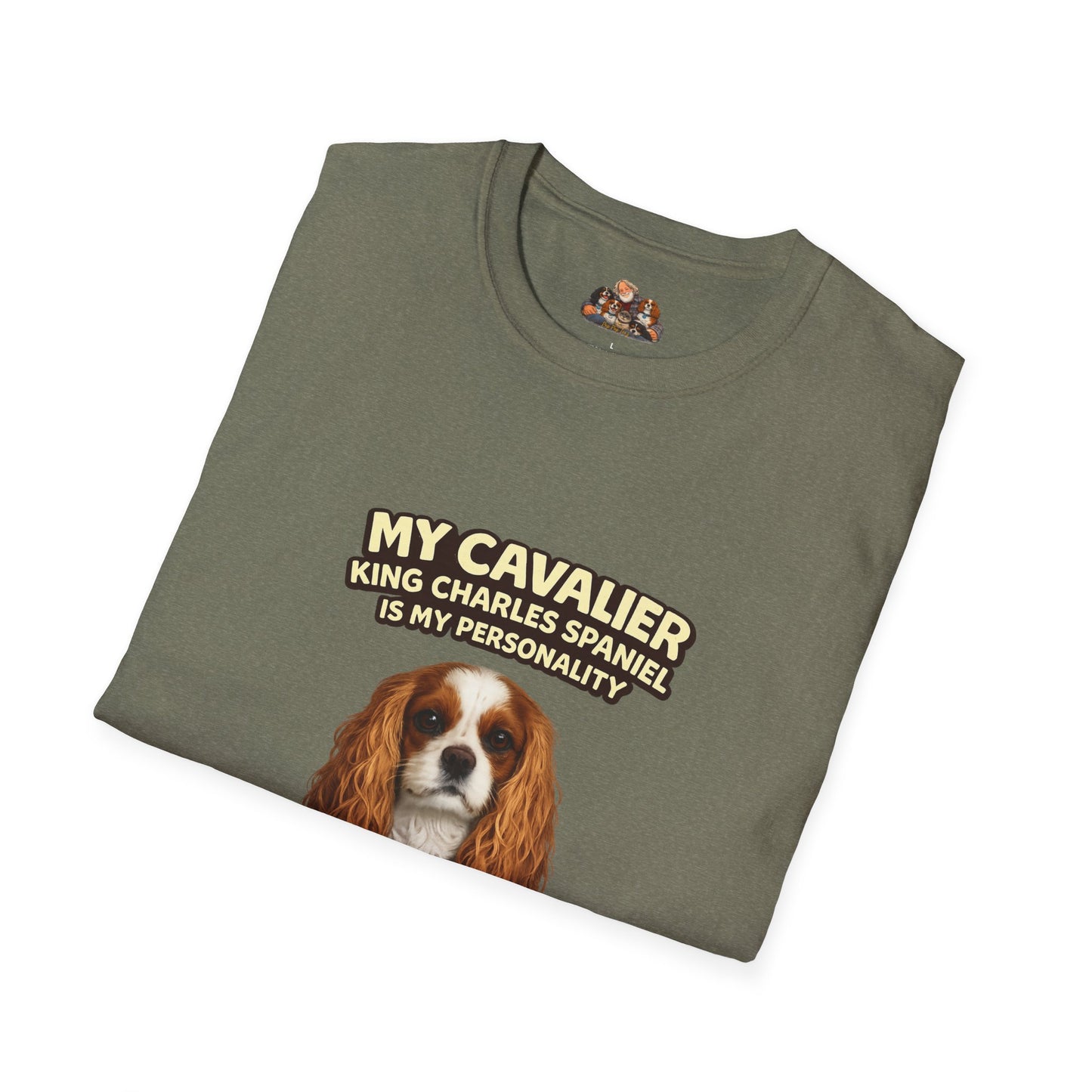 My Cavalier King Charles Spaniel Is My Personality – Lapful Of Love – Personalized Dog Breed Tee