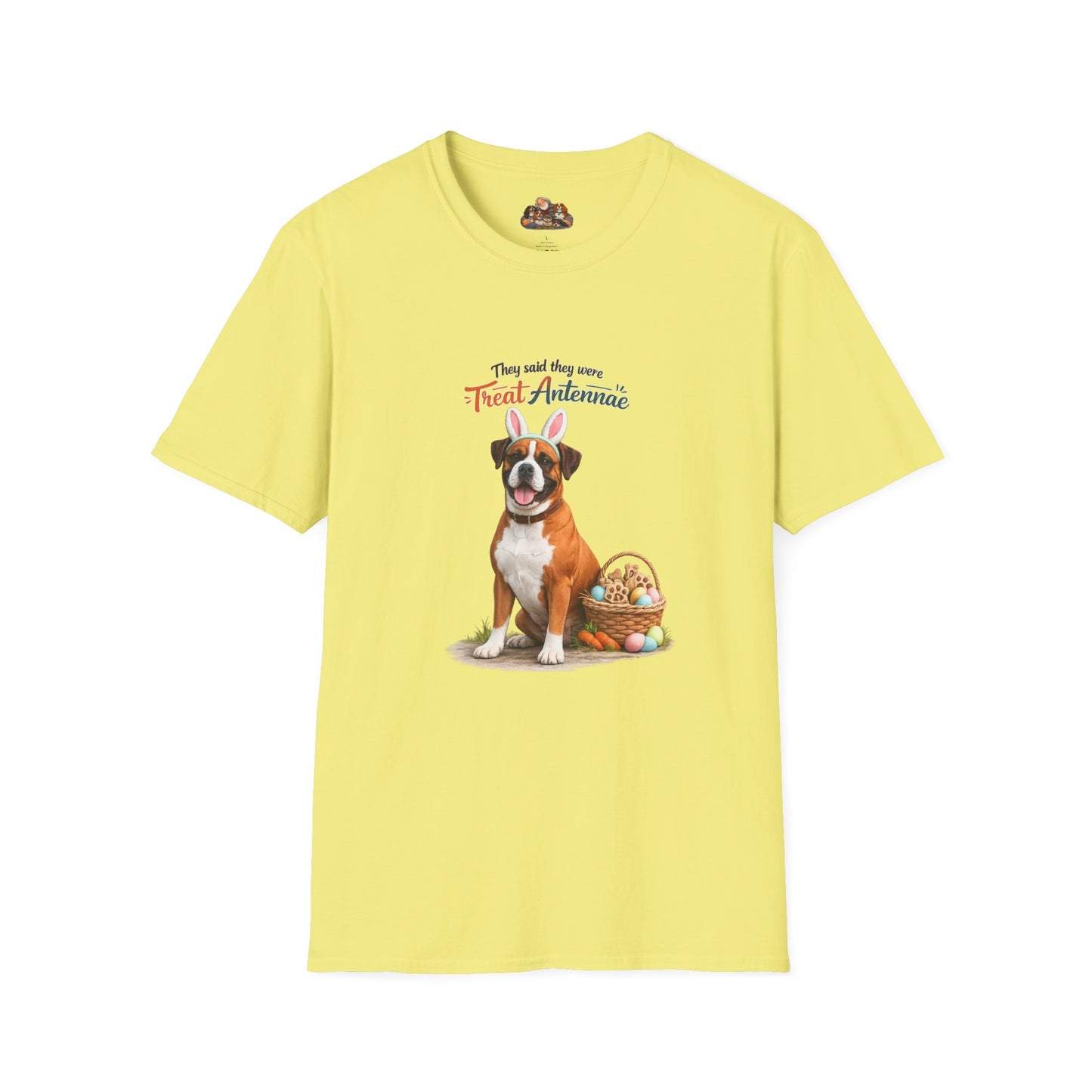 Boxer Treat Antenna™ – Easter Dog Lover Tee