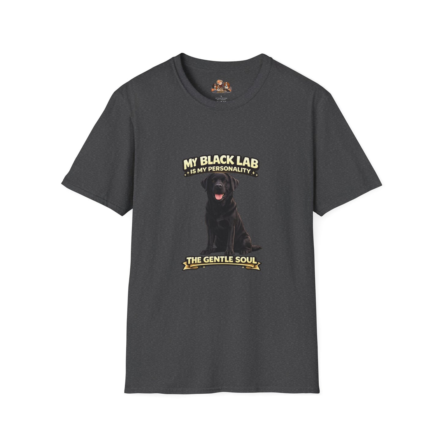My Black Lab is My Personality – The Gentle Soul – Personalized Dog Breed Shirt