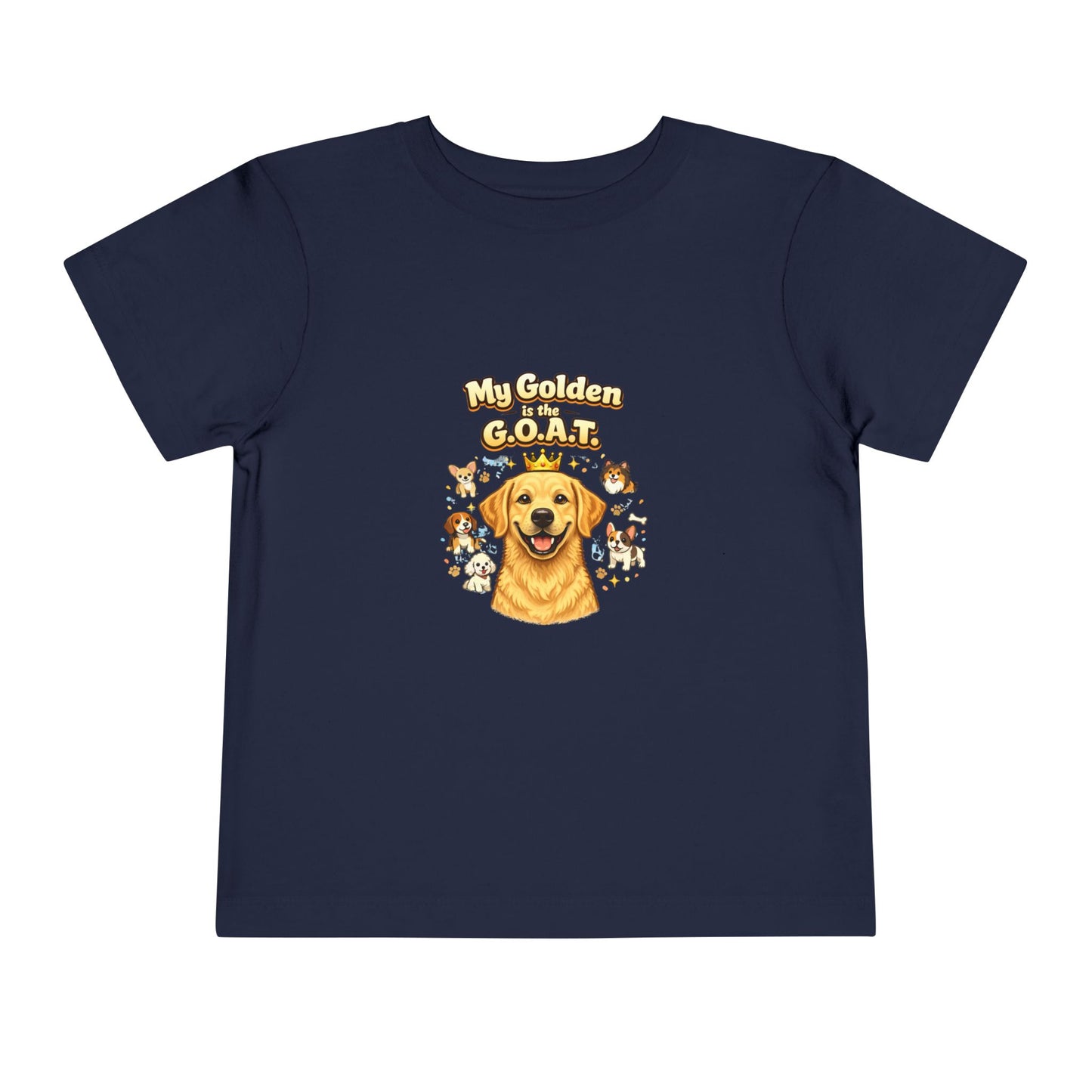 Let your toddler show their pride -- "My Golden is the G.O.A.T." – Toddler T-Shirt