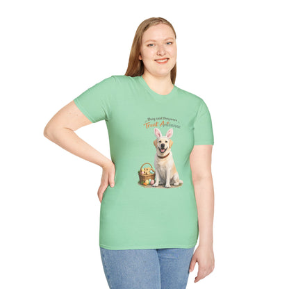 Yellow Lab Treat Antenna™ – Easter Yellow Lab Lover T-Shirt