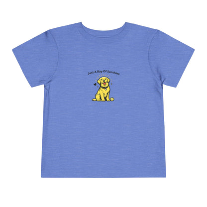 Just A Ray Of Sunshine -- Toddler Dog Lover Tee