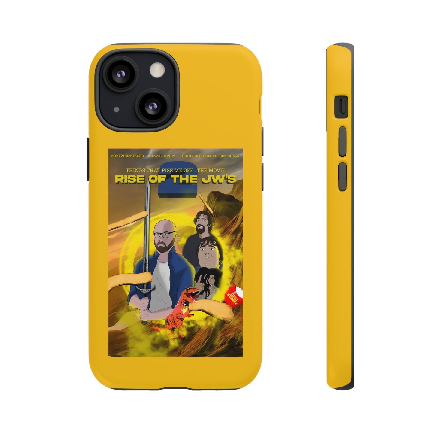 Rise Of The JW's Tough Phone  Case yellow)