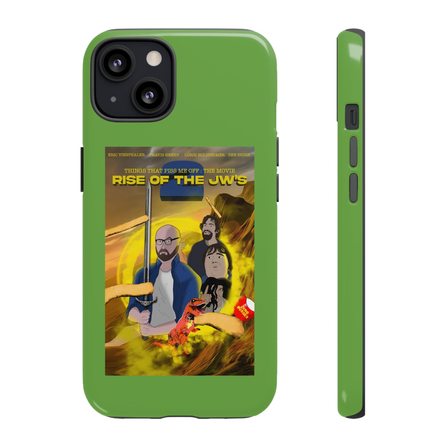 Rise Of The JW's Tough Phone Case (green)