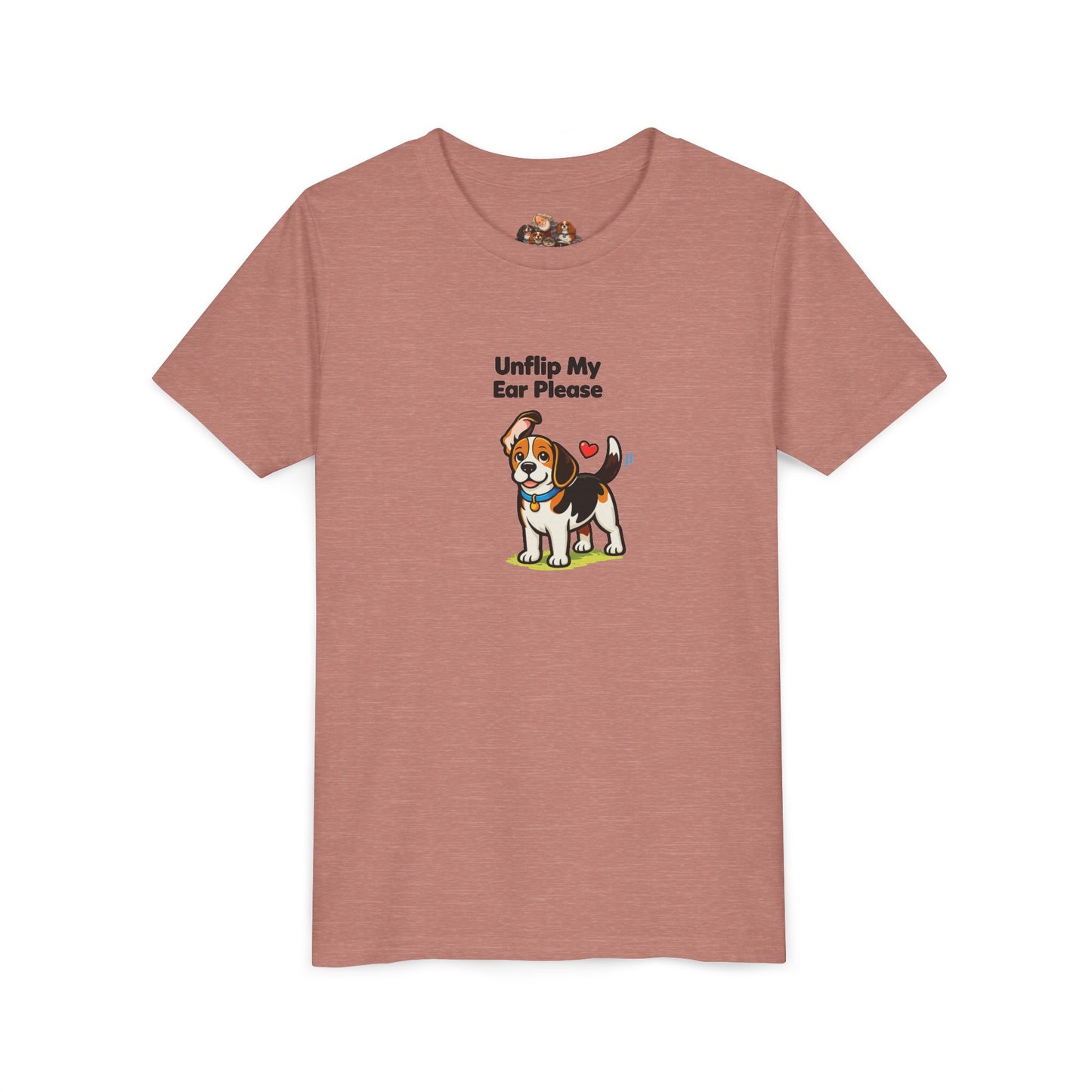 Unflip My Ear Please -- Youth Dog Lover Tee