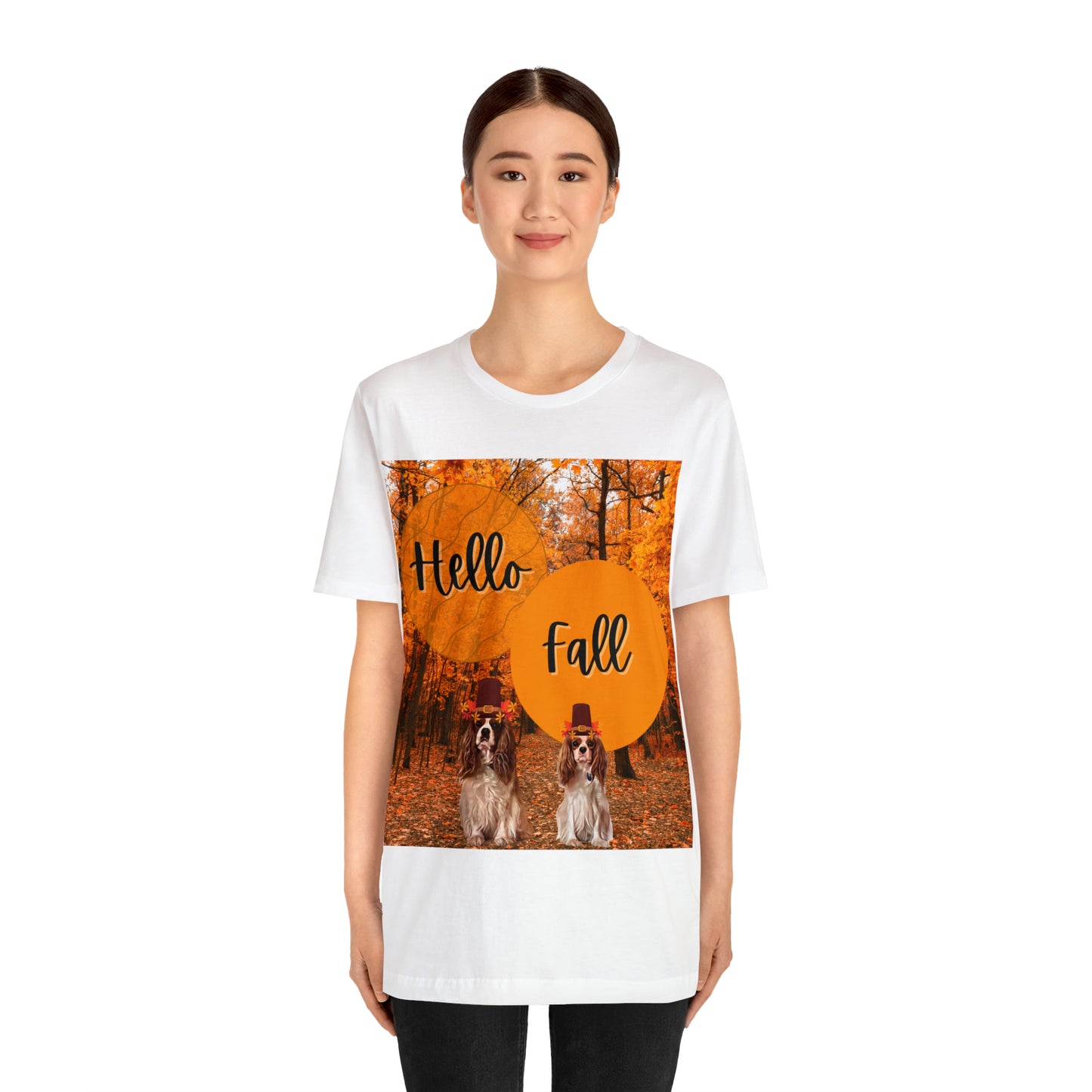 Barney and Opie Hello Fall Unisex Jersey Short Sleeve Tee