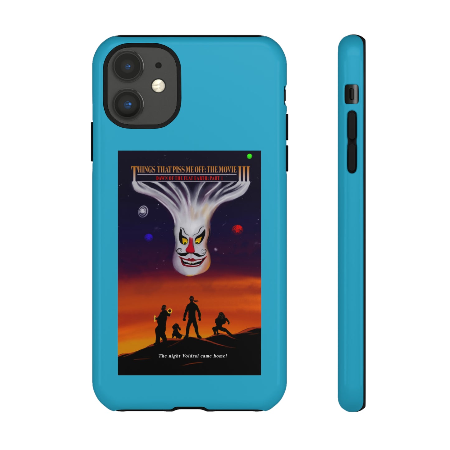 Dawn Of The Flat Earth: Part I Tough Phone Case (turquoise)