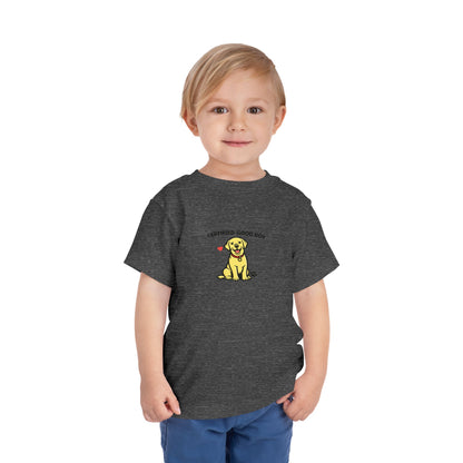 Certified Good Boy-- Toddler Dog Lover Tee