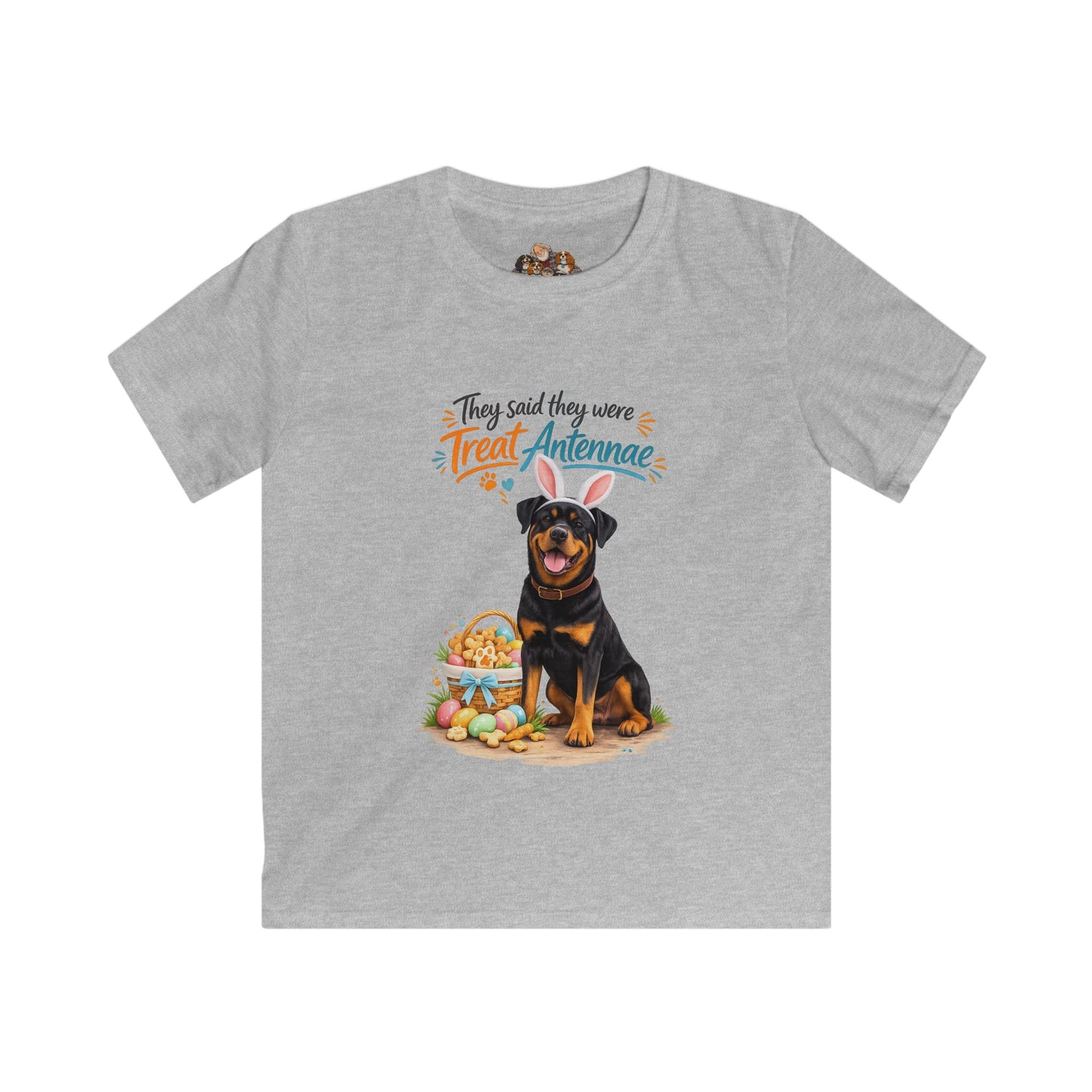 Rottweiler Treat Antennae™ — Youth Dog Lover Tee