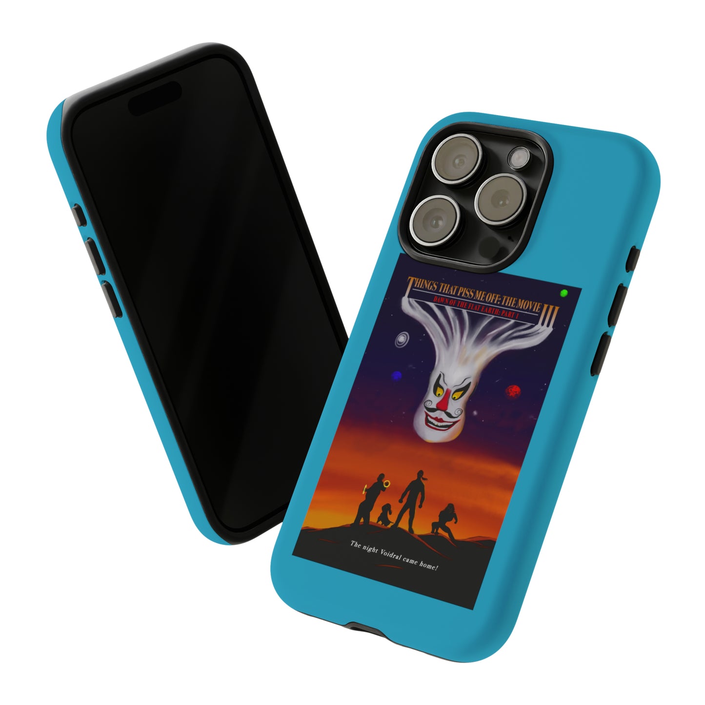 Dawn Of The Flat Earth: Part I Tough Phone Case (turquoise)