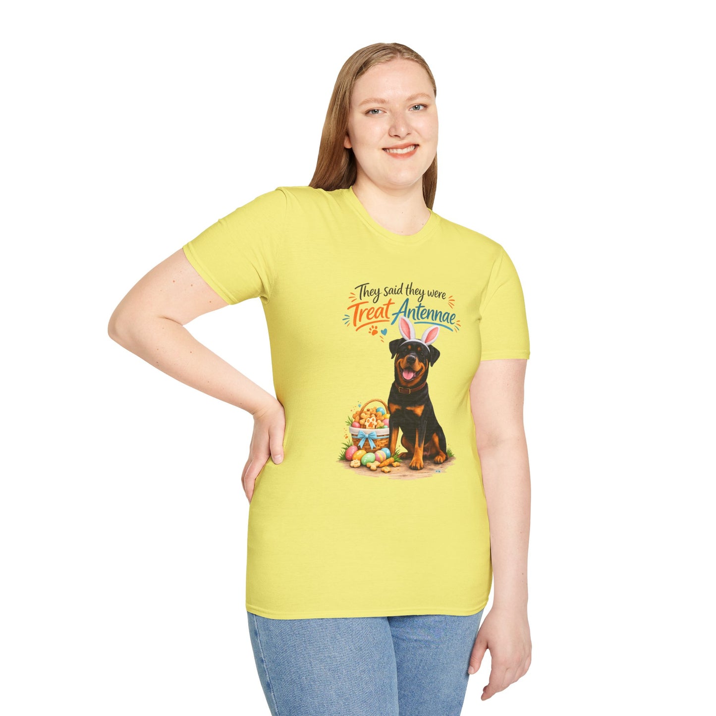 Rottweiler Treat Antennae™  – Easter Dog Lover Tee
