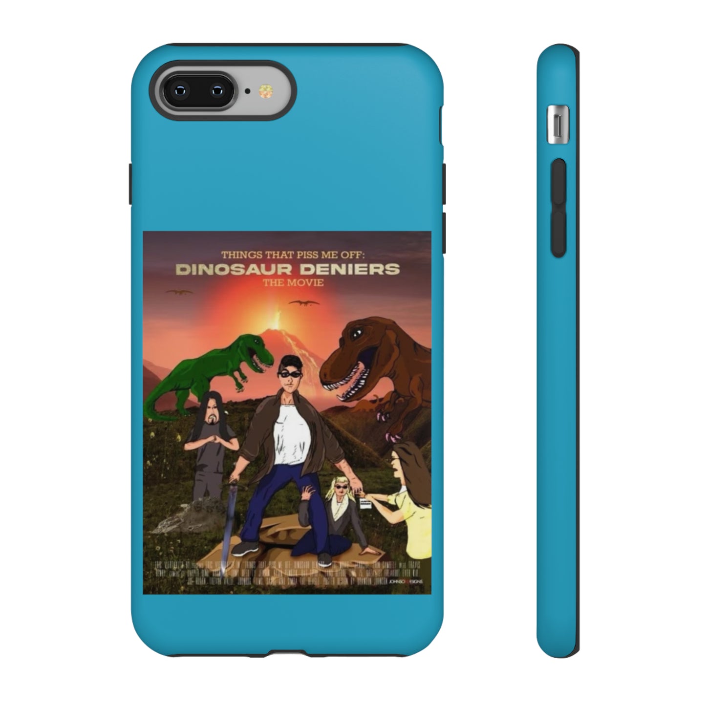 Dinosaur Deniers: The Movie Tough Phone Case (turquoise)