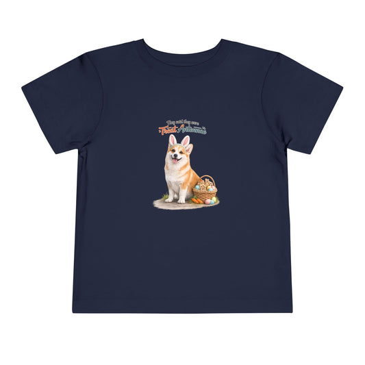 Corgi Treat Antennae™ -- Toddler Dog Lover Tee