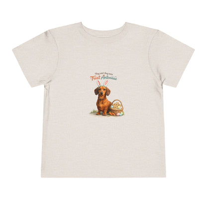 Dachshund Treat Antennae™ -- Toddler Dog Lover Tee