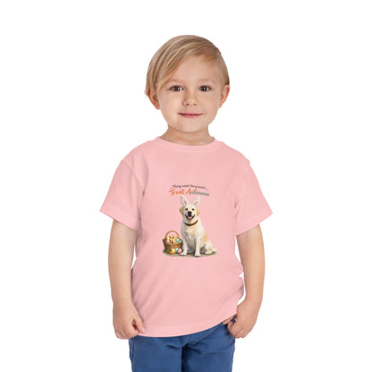 Yellow Lab Treat Antennae™ -- Toddler Dog Lover Tee