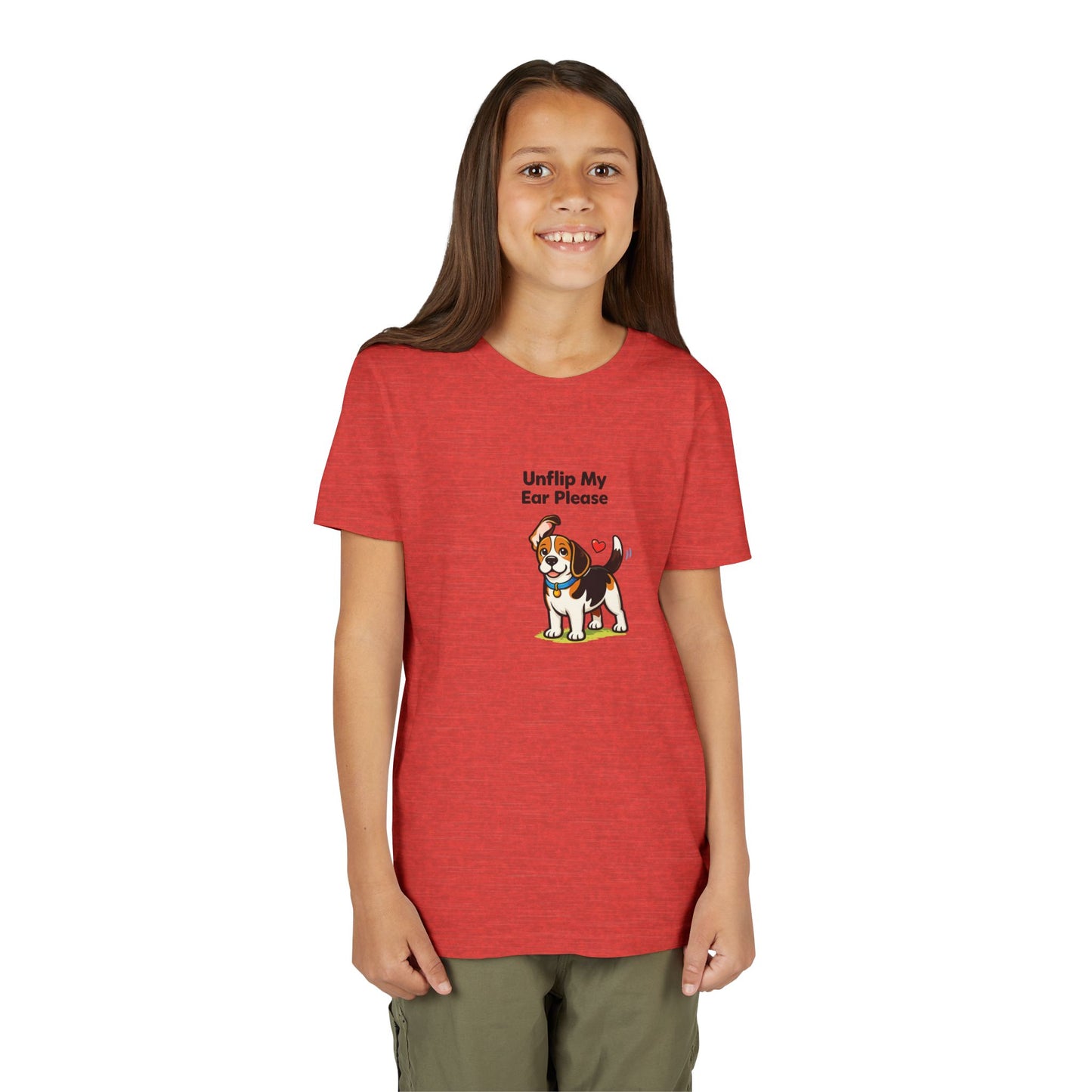 Unflip My Ear Please -- Youth Dog Lover Tee