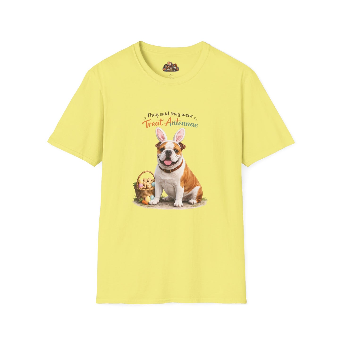 Bulldog Treat Antennae™ – Easter Bulldog Lover T-Shirt