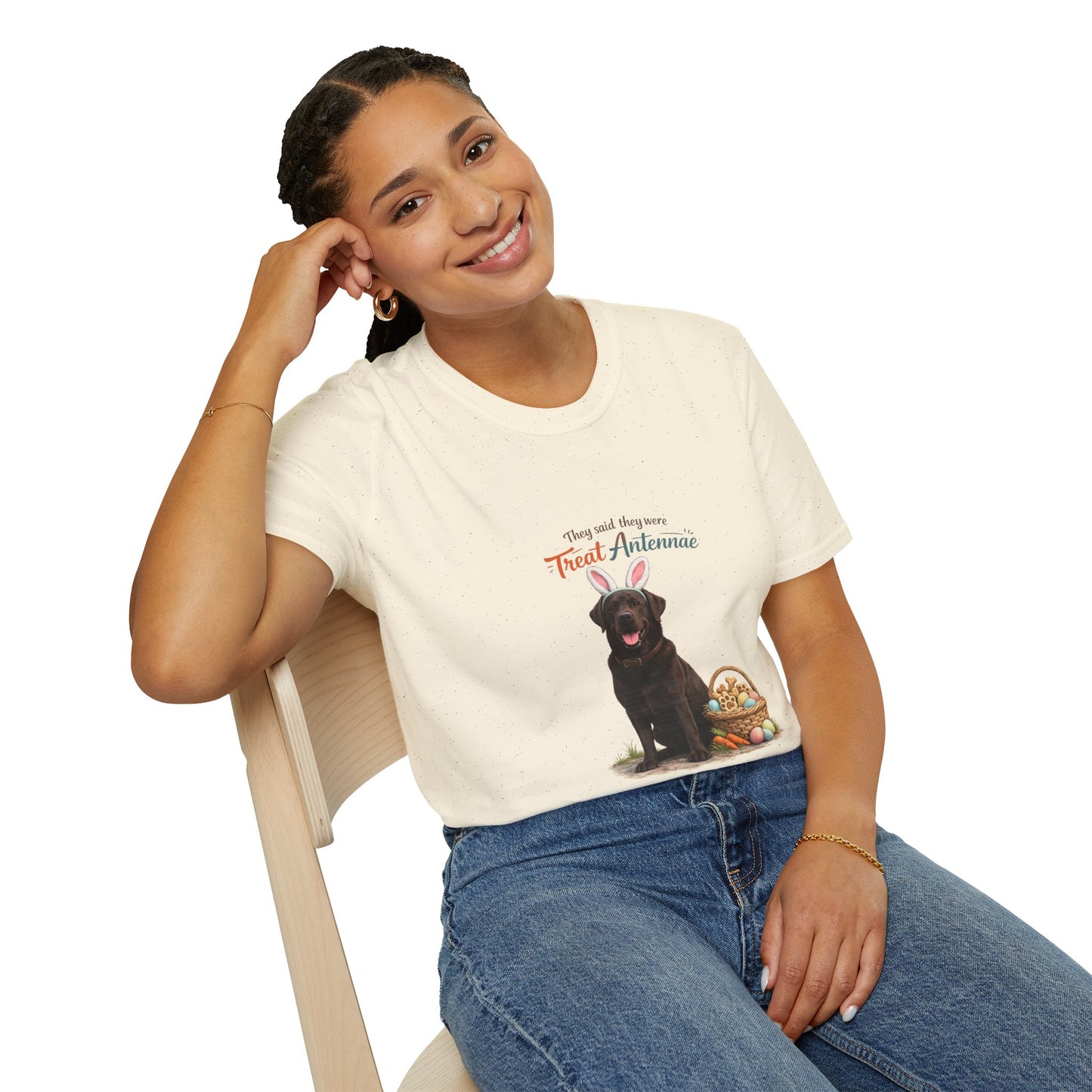 Chocolate Lab Treat Antenna™ – Easter Dog Lover Tee