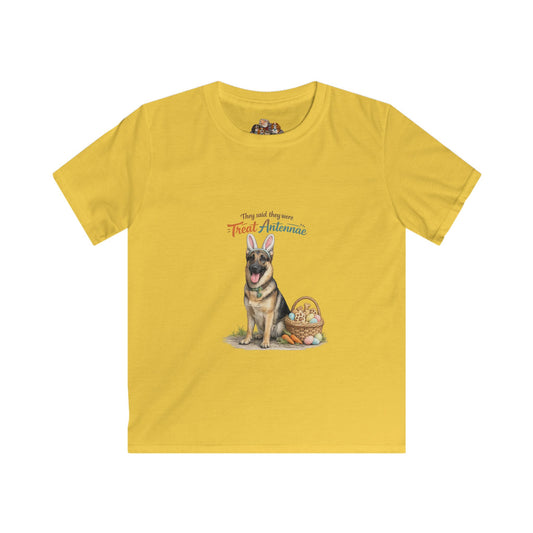 German Shepherd Treat Antennae™ — Youth Dog Lover Tee