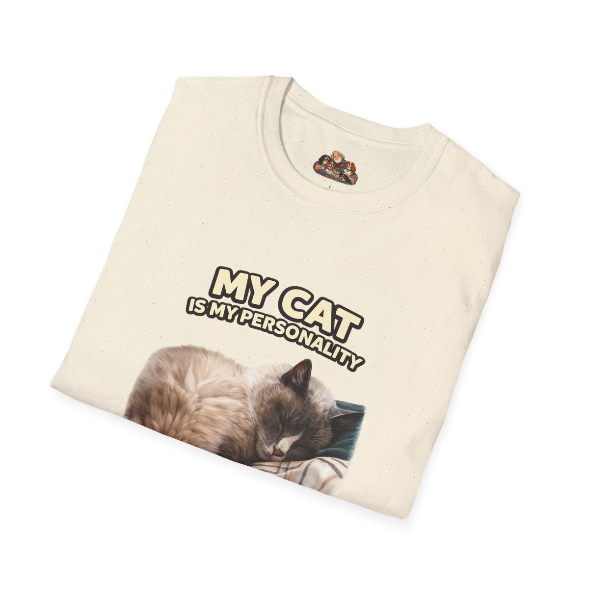 My Cat Is My Personality – "Quietly Devoted" – Personalized Custom Cat Shirt