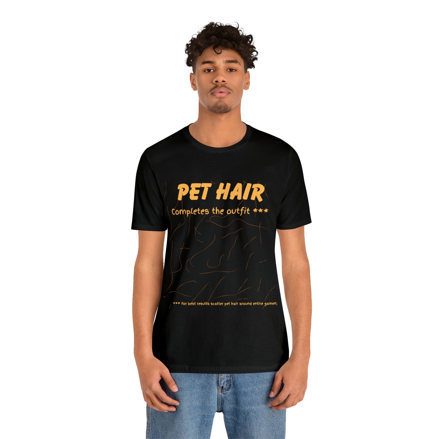 GOLD Pet Hair Completes the Outfit Jersey Tee