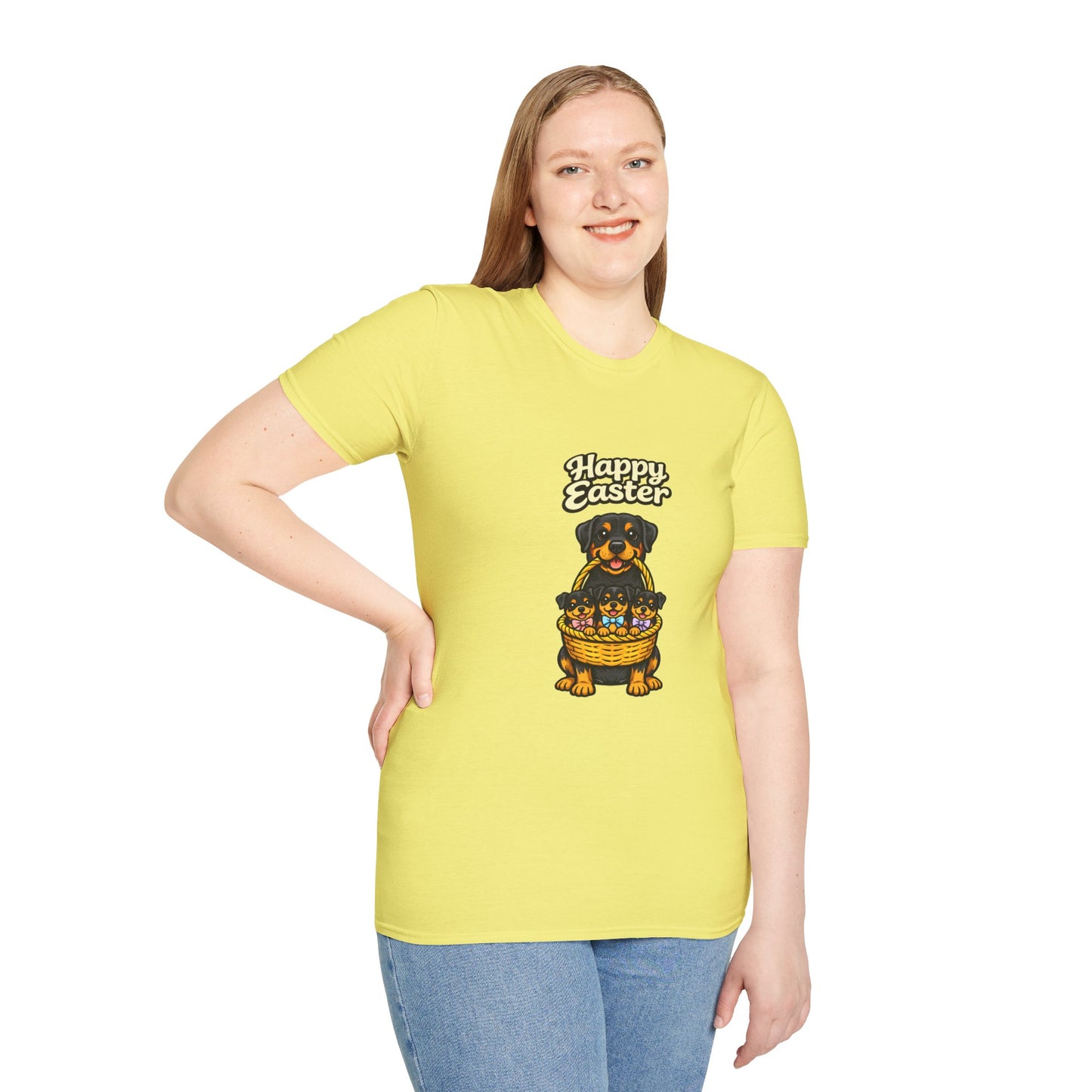 Rottweiler Family "Happy Easter"