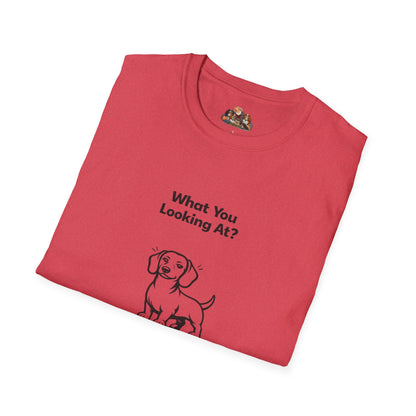 What You Looking At?  —  Black And White Minimalist Family Collection For Adult Dog Lovers