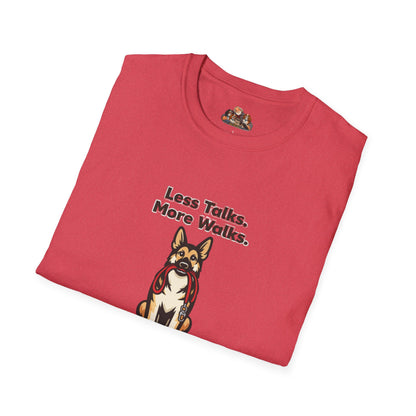 Less Talks. More Walks.  —  Soft-Color Minimalist Family Collection For Adult Dog Lovers