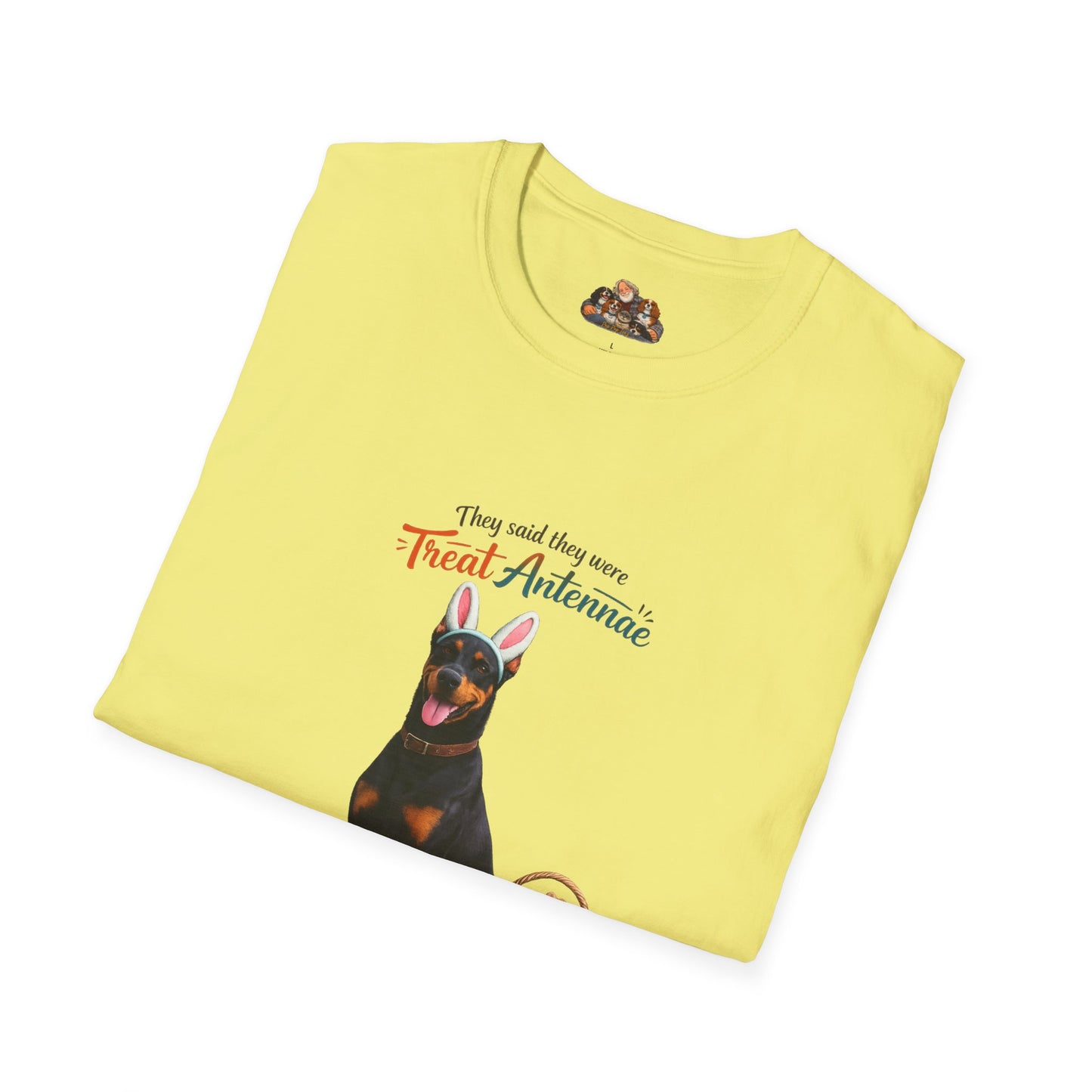 Doberman Treat Antenna™ – Easter Dog Lover Tee
