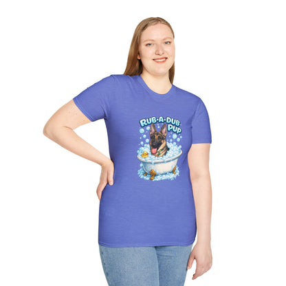 Rub-A-Dub Pup – Personalized Dog Spa T-Shirt – Paw Spa Days Remembered
