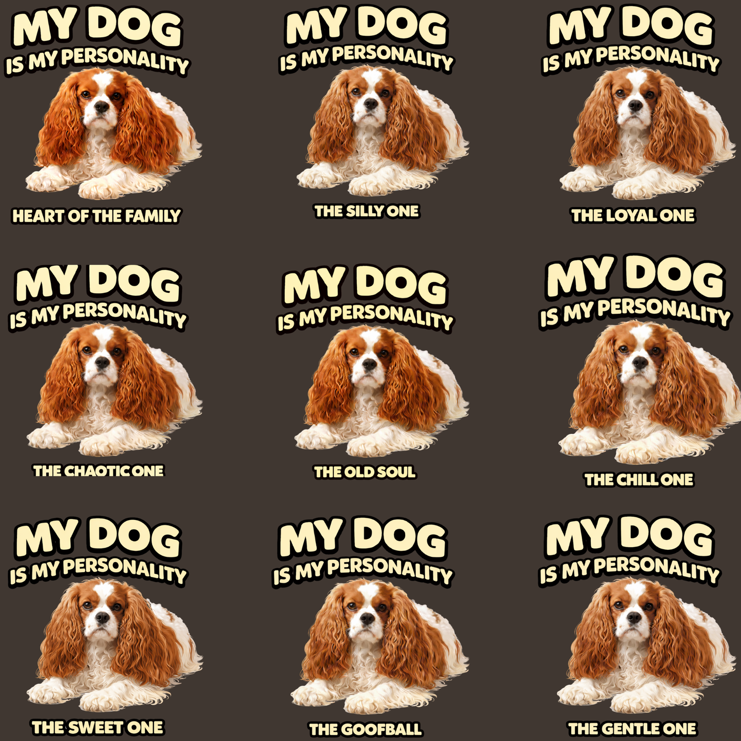 My Dog Is My Personality –  Personalized Custom Pet Photo T-Shirt