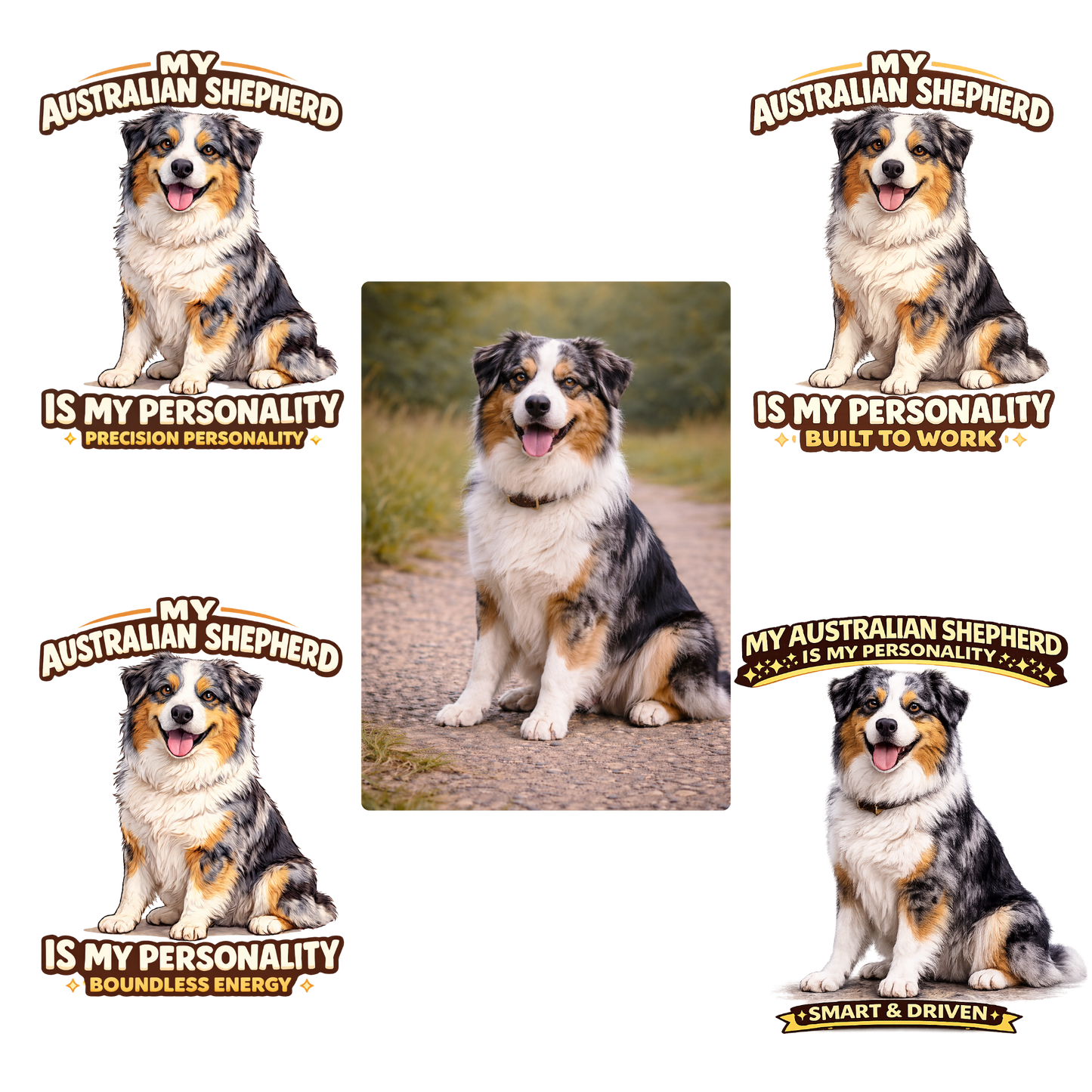 My Australian Shepherd is My Personality – Personalized Dog Breed Shirt